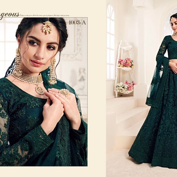 Bridal Lengha Set - Picture 6 of 16